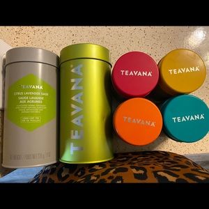 Teavanna tea storage containers with fresh seals